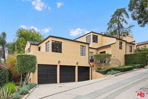 Tucked away on a picturesque cul-de-sac in the prestigious Los Feliz Oaks, 4310 Cedarhurst Circle is a rare gem, a sophisticated 1937 traditional home brimming with timeless character and modern comfort. Surrounded by mature trees and set behind priv...