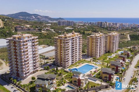 2 + 1 HOLIDAY VILLAGE - HOLIDAY VILLAGE D22 SEA AND CASTLE Delightful apartment in attractive holiday village Enjoy the spectacular view of Alanya Castle. Breathtaking view of the Mediterranean. Air conditioning for heating or cooling both living roo...