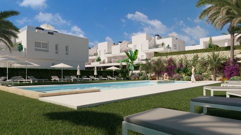 2 bedroom top floor apartments with private solarium in La Finca Golf . Top floor bungalows with 2 bedrooms and 2 bathrooms on the La Finca golf course. These upper floor homes enjoy a private solarium with panoramic views, underground parking and st...