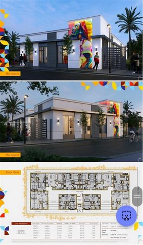 **NEW CONSTRUCTION SITE** Plans approved for brand new modern 10 x 1 bedroom units, off the growing area of Miami. All new restaurants, bars and shops. Developing boulevard, gross ROI 6.8% gross estimated at $240k yearly, $2,000 monthly per unit. Wil...