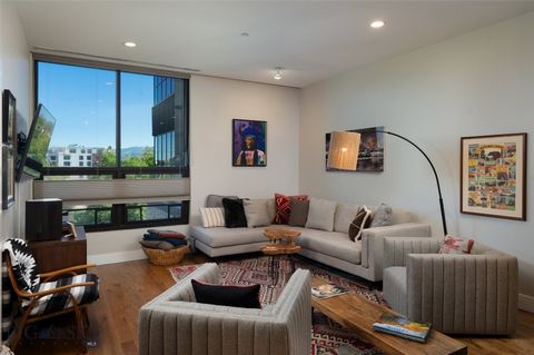 NEW LOWER PRICE AND BEING SOLD FURNISHED!! Welcome to urban convenience and modern living in the heart of downtown Bozeman! This sleek and sophisticated lock-and-leave condo offers the perfect blend of comfort, style, and convenience and is being off...