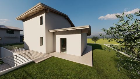 In one of the most sought-after areas of Pozzolengo, a stone's throw from schools and the supermarket, we offer a wonderful single villa under construction. The villa is arranged on three levels. On the ground floor we find a large living room, a liv...