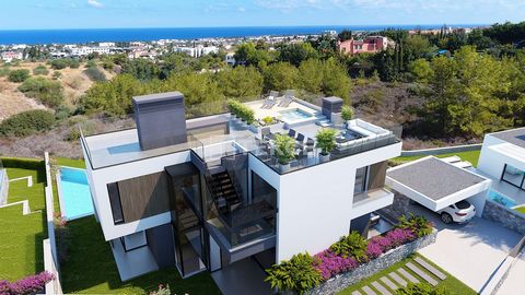 Villa's met speciaal ontwerp en kenmerken in Bellapais Girne Girne is een historische en toeristische stad in Noord-Cyprus. De abdij van Bellapais is een van de belangrijkste historische bouwwerken in Girne. Deze abdij, gebouwd in de 12e eeuw, staat ...