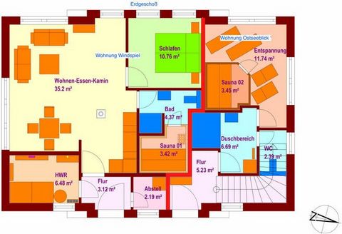 Nieuw gebouwd en geopend in 2024. 2 vakantieappartementen met 3+6 personen - exclusief