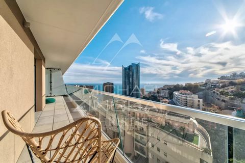 Idealmente situato a Beausoleil in un nuovo edificio, questo bellissimo appartamento con la sua terrazza esposta a sud con vista sul mare. Un luminoso soggiorno di 30m2 che si apre su una terrazza con vista eccezionale sul mare e sul Principato di Mo...