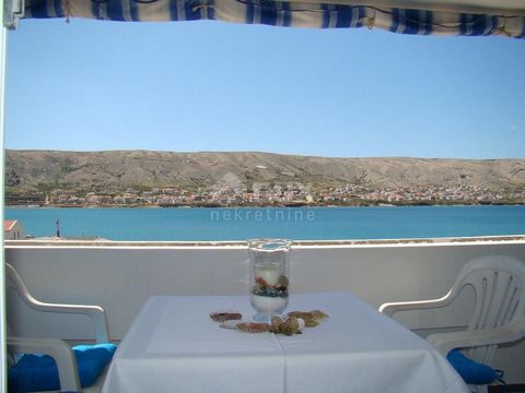 Location: Zadarska županija, Pag, Pag. THE ISLAND OF PAG, CITY OF PAG, apartment 50 m from the sea, beautiful view The island of Pag is one of the largest Adriatic islands: with 285 km2, it is the fifth largest, and with 270 km of indented coastline,...