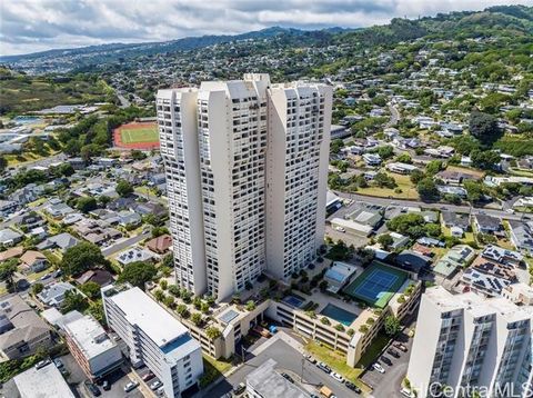 Are you looking for a condo that has it all? This beautiful unit, its prime location, and numerous amenities is calling you. This nearly fully furnished 2-bedroom, 2-bath home offers stunning city and Diamond Head views. Located on the cool side of t...