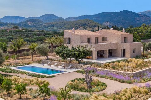 Rustic-chic country home with sea views, generous interiors and private pool in Selva This exclusive luxury finca is offered for sale in the heart of the Selva countryside, surrounded by nature and fabulous views of the Tramuntana mountains and dista...