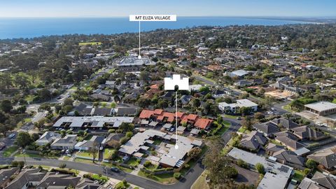 Situated a short stroll from the vibrant Mt Eliza Village and local schools, this two-bedroom unit offers the perfect canvas for a modern transformation. Positioned within a neat, well-maintained block of only seven, the property boasts a light-fille...