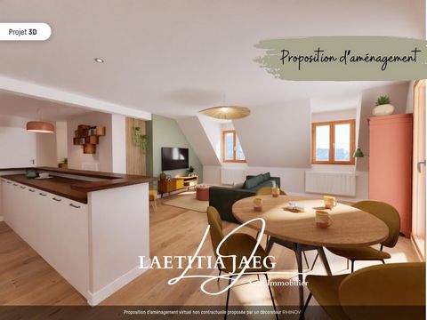 !! VENTE INTERACTIVE !! Appartement DUPLEX 4 PIECES DE 92 M² HABITABLES (110 m² au sol) situé au 2ème et dernier étage SANS ASCENSEUR d'une PETITE COPROPRIETE de 4 appartements. Il est composé d'une GRANDE PIECE DE VIE (salon-séjour-cuisine) DE 39 M²...