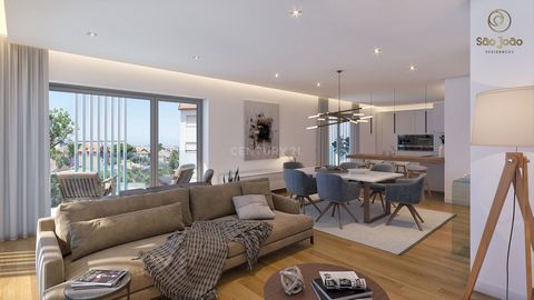 Cet appartement exclusif est situé dans le nouveau développement situé à São João do Estoril, composé de deux bâtiments de 6 étages chacun. Avec deux étages pour le stationnement, un étage pour le stockage et trois étages pour le logement, avec un ap...