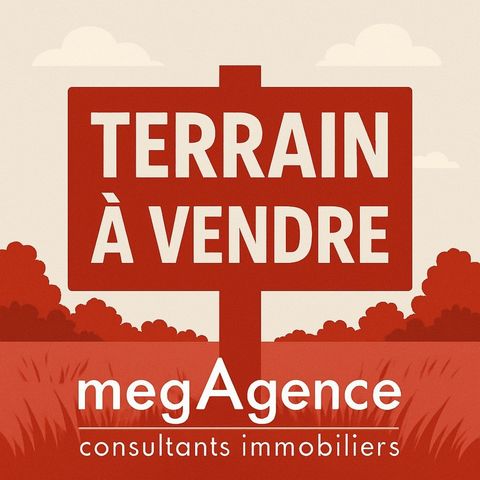 Terrain constructible de 407 m² en lotissement