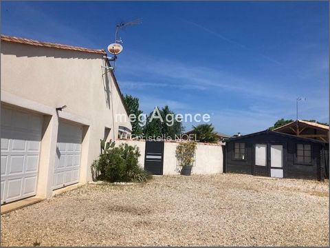 Magnils-Reigniers,maison T4 de plein pied sur un joli jardin avec piscine