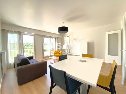 Poissy centre – Location meublée – Dernier étage, balcon, vue dégagée
