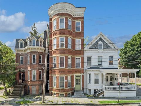 Have you ever dreamt of owning a building called The Victoria? If so, now is your chance. This stunning architectural gem, located in the heart of Newburgh's Historic District, is the perfect addition to any investment portfolio. This turn-key, 8-uni...