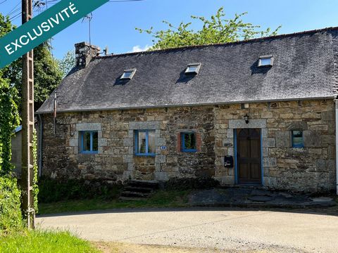 Maison de campagne en pierres sous ardoises d'environ 62 m²