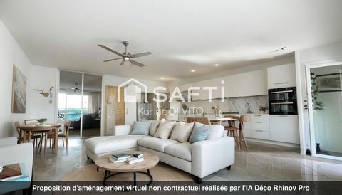 Grand T2 de 62 m2 - 2 Terrasses - 1 Garage