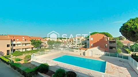 Appartement 2 pièces -Vue sur la Marina - Résidence piscine- place privative parking