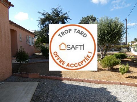 Villa plain pied 128m² avec grand garage sur terrain piscinable de 632m² HORS LOTISSEMENT