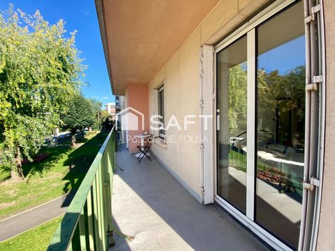 Triangle d'Or, appartement avec 3 chambres, triple exposition, balcon face à la verdure