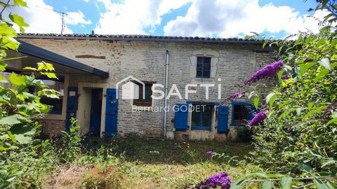maison de campagne a rafraichir proche lezay 79120.