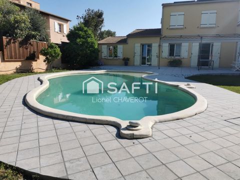 Maison en impasse, 200m², 1000m² terrain, piscine