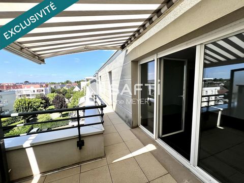 Superbe appartement F3 en attique avec garage